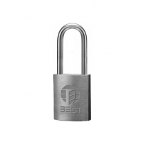 Best lock 1-5/8 Padlock, 2 Shackle, Key Ret'g, Less core