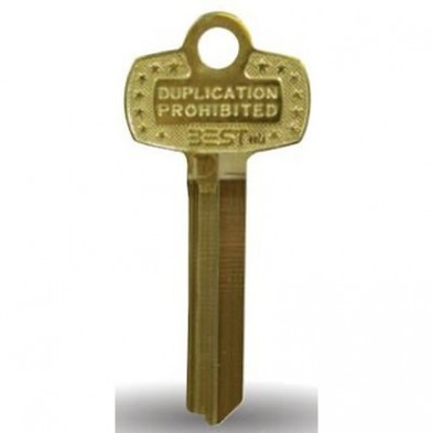 Best Lock 1A1L1-KS473-KS800 Key Blank L Keyway