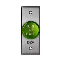 BEA Pneumatic Button 1-5/8 Plate-1-5/8 Green Button-Push t