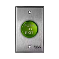 BEA Pneumatic Button 2 Plate-1-5/8 Green Button-Push to Ex