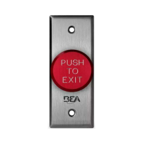 BEA Pneumatic Button 1-5/8 Plate-1-5/8 Red Button-Push to