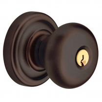 Baldwin 5205-112-ENTR Classic Exit Knob with Classic Rose