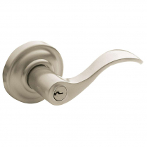 Baldwin 5258-056-RENT Wave Entry Lever RH Classic Rose