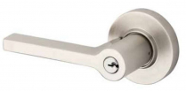Baldwin 5263-044-LENT Square Entry Lever LH Round Rose