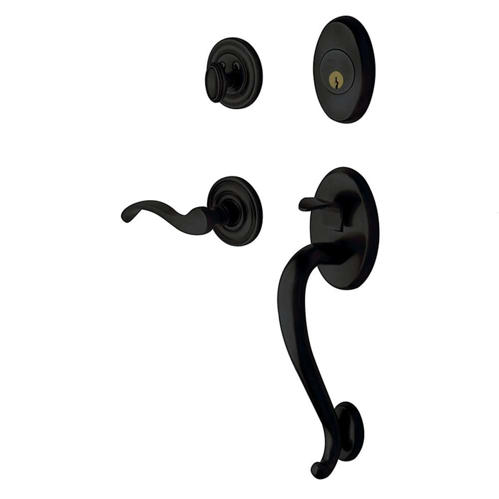 Baldwin Hardware 85315 Logan Sectional Trim Handleset w5455V Lever