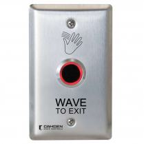 Camden CM-221 Switch Steel Touchless Wave Exit, Narrow Mount