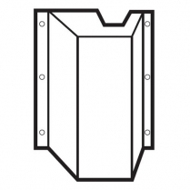 Don-Jo 81-630 Vertical Rod Latch Protector