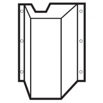 Don-Jo 83-630 Vertical Rod Latch Protector
