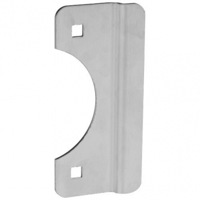 Don Jo Short Latch Protector, Silver, 2 5/8" x 6"