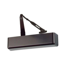 Falcon/Doromatic Door Closer With Cover,Dk Bronze, Hold Open