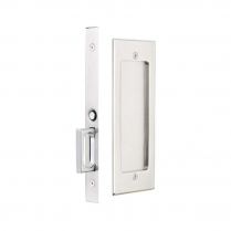 Emtek 211 Modern Rectangular Pocket Door Lock with Various Options