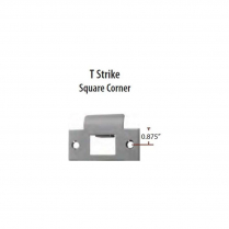 Emtek 86087-US4 Full Lip-Square Corner-Radius Corner-Extended Lip Strike Plates
