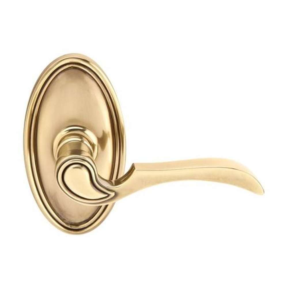 Emtek Oil Rubbed Bronze Rope Lever & Rosette Privacy Door Handle - Left  Hand