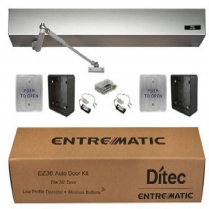 Entrematic Ditec EZ36 Door Operator Kit-Push Bronze