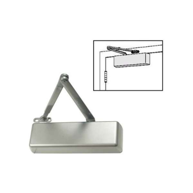 LCN 4011-H-LH-689 Hold Open Arm Door Closer, Left Hand