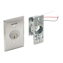 Schlage Electronics Momentary Keyswitch-SPDT-Stainless Steel