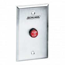 Schlage Electronics Red Exit Button