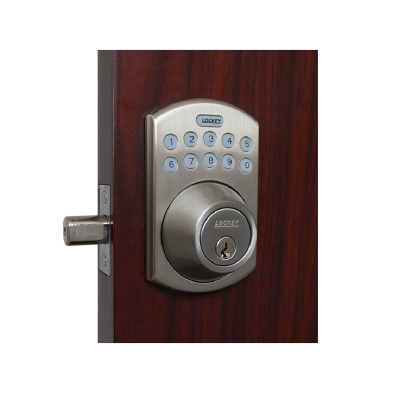 LockeyUSA EB915SN Electronic Bluetooth Deadbolt Satin Nickel