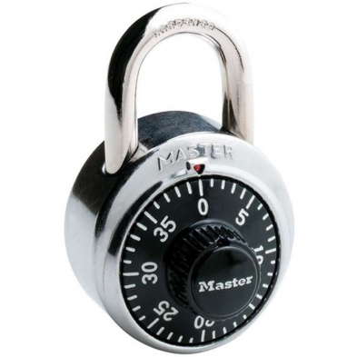 Master Lock 1500 Black Dial Box Pack Combination Padlock