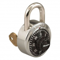 Master Lock 1525-V629 Combination Padlock w/ Key Override
