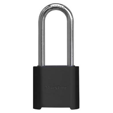 Master Lock 878LH Resettable Black Zinc Coated Combination Padlock
