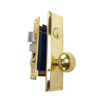 Marks USA New Yorker Mortise Lock, Knob, Entry Function