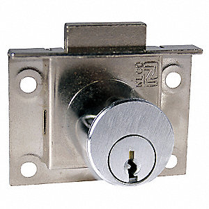 Compx National C8133 Half Mortise Drawer Lock Keyed Different