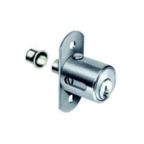National Push in Cylinder Pin Tumbler Sliding Door Lock