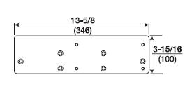 Norton 7786-689 Drop Plate, Narrow Frame, 7500 Series