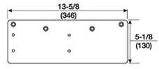  Norton 7788-689 Drop Plate, Narrow Top Rail, 7500 Series