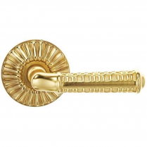 Omnia 305RE-PA-D Style Lever (Reeded Rose)