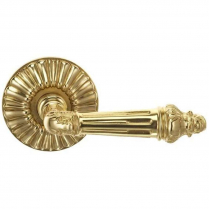 Omnia 340RE-SD-D-LH Style Lever (Reeded Rose)