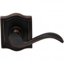 Omnia 895AR-PA-TB-LH Style Lever Arched Rose
