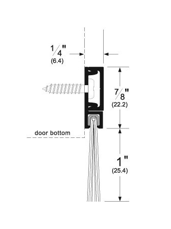 Pemko 293100CNB-48 Perimeter Gasketing, 48 Inches