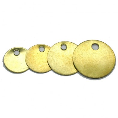 Progressive Solid Brass Key Tags