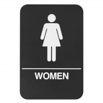 Rockwood BFM685 Plastic "WOMEN" Restroom Sign