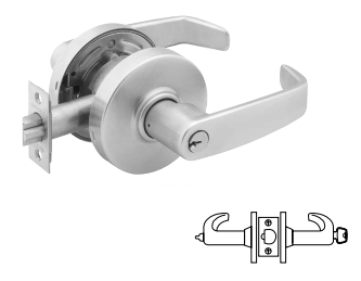 Sargent 28-7G05-LP-10 Entry/Office, Cylindrical Lever Lock