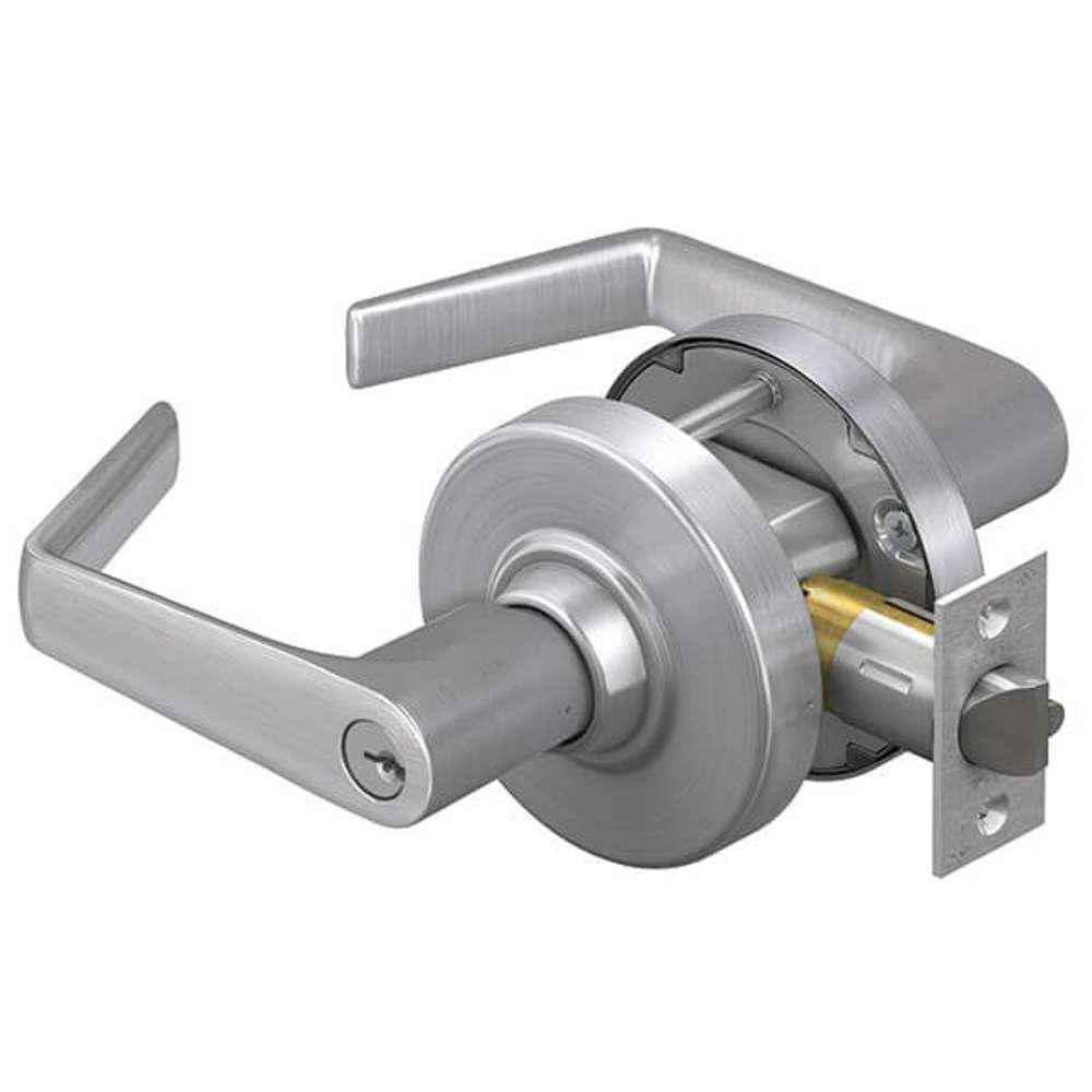 Schlage Lock - Commercial ALX53PD-SAT-626 - Schlage ALX-Series Saturn  Entrance Lock (Satin Chrome)