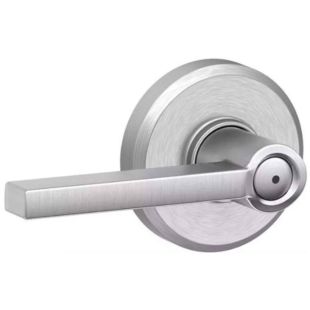 Schlage F10 LAT 619 Latitude Passage Lever, Satin Nickel - F10 LAT