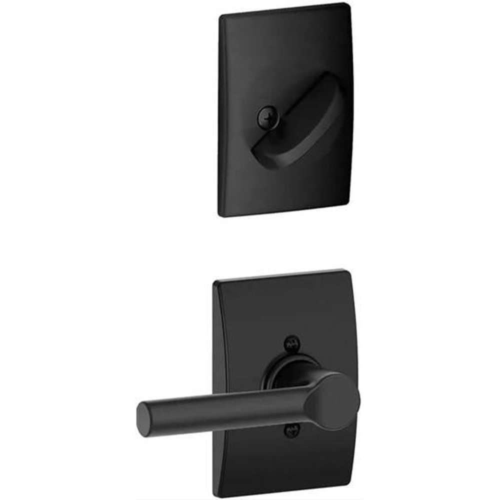 Schlage F58 CEN 619 Century Exterior Handleset with Deadbolt, Satin Nickel  (Exterior Half Only) 