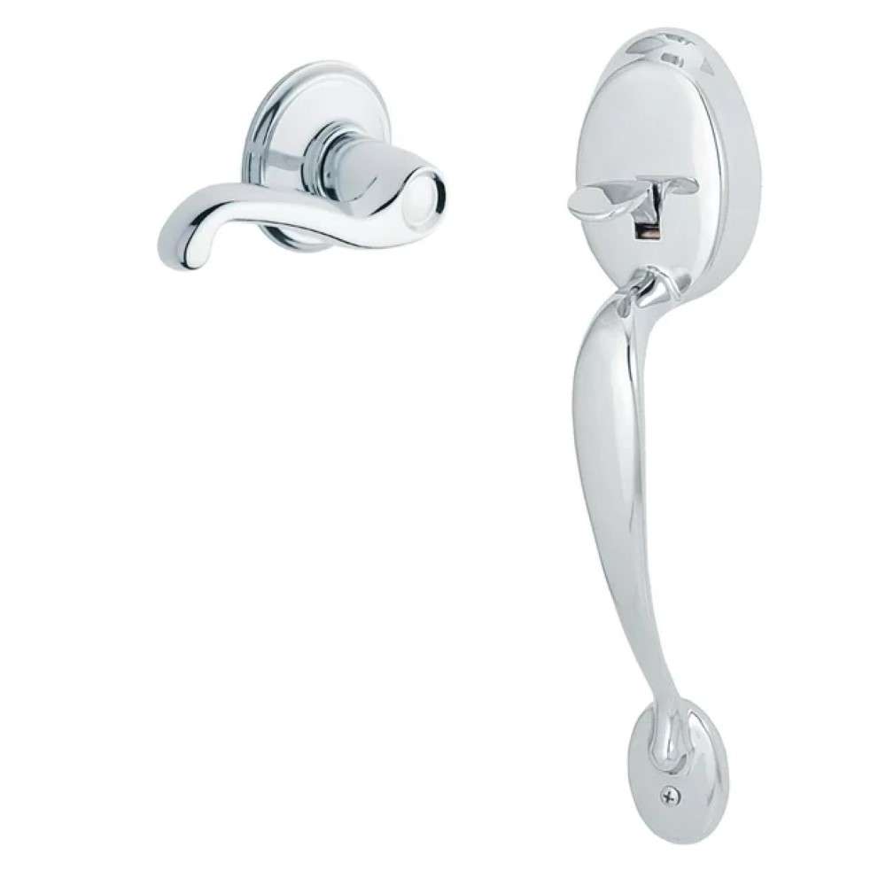 Schlage FE285 Maniglia Interna Per Porta – Set Con Leva Latitude E Finitura Collins, Nero Opaco, Per Porte 41-45 Mm - 3