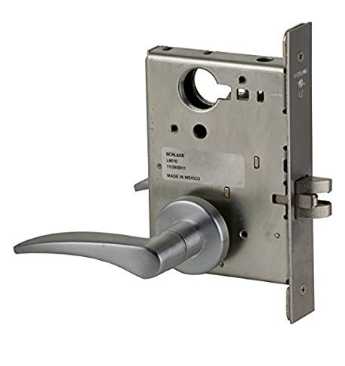 Schlage Commercial L9010 12A 630 RH Passage Latch Mortise Lock