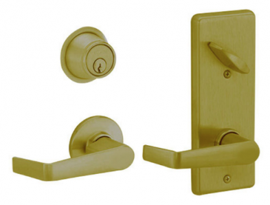 Schlage S210PD-SAT-609 Interconnected Entrance Lock