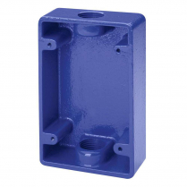 SDC 491-BB Blue Surface Mount Box for 491