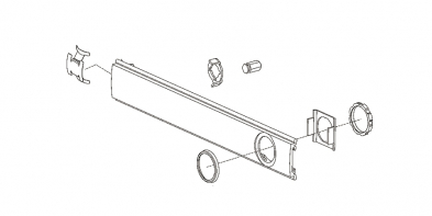 Von Duprin 050115-US28 Cylinder Dogging Conversion Kit