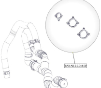Sanitrax- AD Clam/Bolt Vac Sys