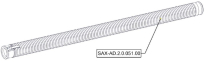Sanitrax- AD Vac Hose 1,30mx63