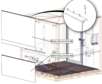 Sanitrax- AD Curtain Upper Low
