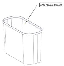 Sanitrax- Wastebin