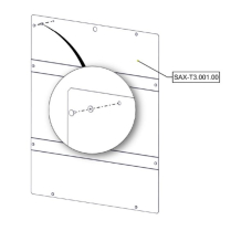 Sanitrax- Plate Side RAL 9010